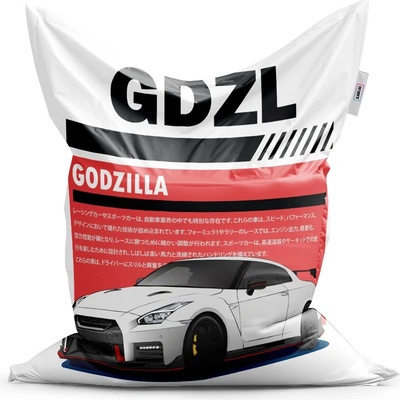 Sablio sedací vak Nissan GTR 35 Godzilla 150x100 cm