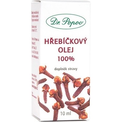 Dr. Popov Hřebíčkový olej 100% 10 ml – Hledejceny.cz