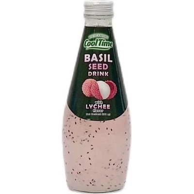 Cool Time Basil Seed nápoj se semínky bazalky s příchutí liči 290 ml