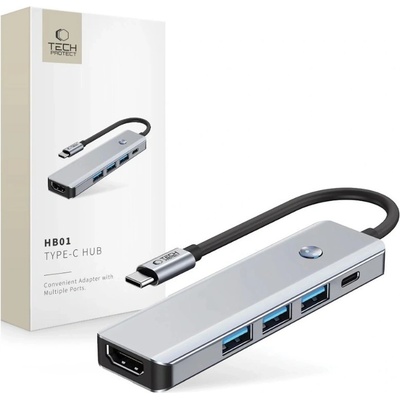 Tech-Protect HB01 HUB 5in1 Space Grey