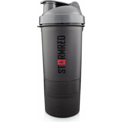 Šejker so zásobníkom čierny, 500 ml