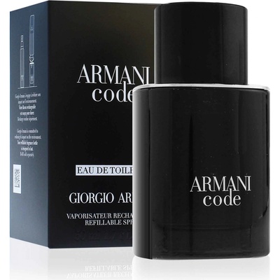 Giorgio Armani Code toaletná voda pánska 50 ml plniteľný flakón
