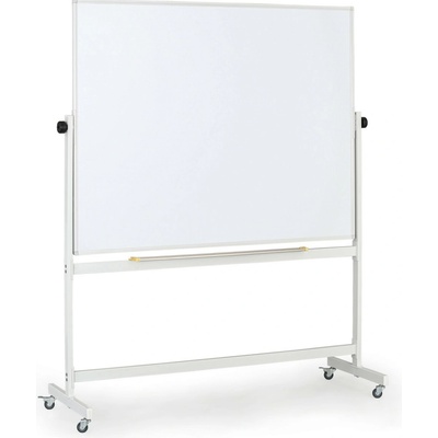 B2B Partner Mobilní otočná magnetická tabule, lakovaný povrch, 1500 x 1200 mm