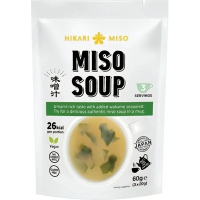 Hikari Instantní miso polévka s mořskou řasou 3 x 20 g – Hledejceny.cz