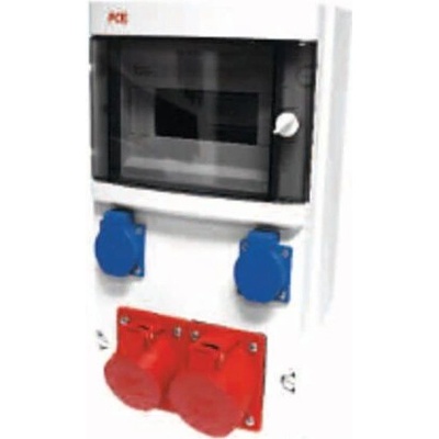 PCE Stacionární rozvaděč STAR 2x32A/5P 2xGS bez krytí IP44 9016850W