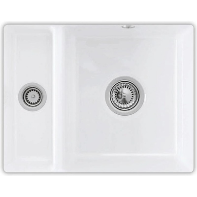 Villeroy & Boch Subway Keramický dřez 545x440 mm s odtokem, CeramicPlus, alpská bílá