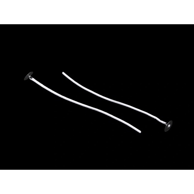 Knot na svíčky s plíškem 13,4 cm Varianta: bílá, Balení: 100 ks 53113/132228/246799