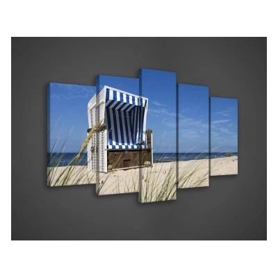 Obraz na plátne viacdielny - OB3530 - Pláž 100cm x 60cm - S17