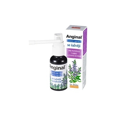 Dr. Müller Pharma Anginal ústní sprej se šalvějí 30 ml – Hledejceny.cz