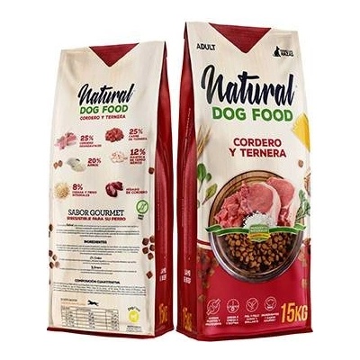 Natural Dog Food Lamb & Beef 4 kg
