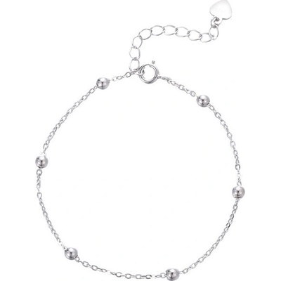 Moonlit Stříbrný náramek s kuličkami FD_STP251226-8
