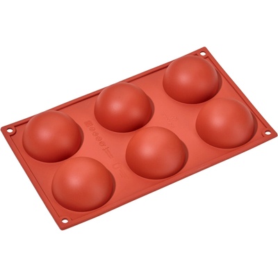 METRO PROFESSIONAL Forma silikonová na 6 polokoulí 30 x 17,5 cm 1 ks