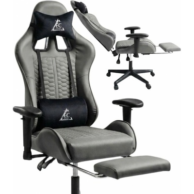 JAKS EvoChair eko koža šedá