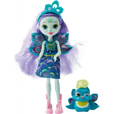 Mattel Enchantimals so zvieratkom Patter Peacock a Flap, FXM74