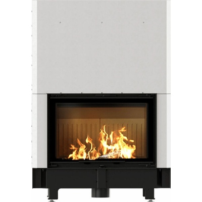 Kratki ZIBI ECO 9,9 kW O 180 samozavírací výsuvná dvířka černý thermotec – Hledejceny.cz