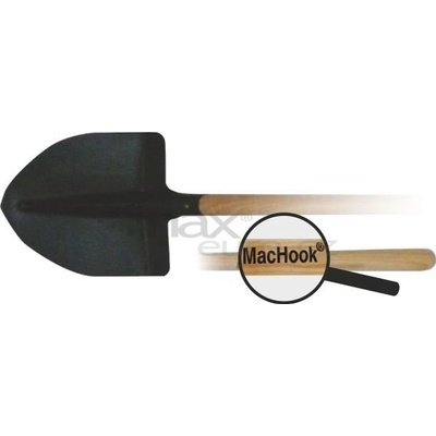 MacHook srdcová s násadou 130 cm černá
