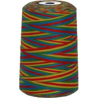 Polyesterová nit žíhaná Viga 80 multicolor - 9049