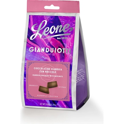 Leone 1857 Gianduiotti Čokoládové pralinky s lískovými oříšky 150 g