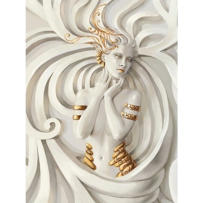 Preinterier Fototapeta panel - PL0619 - 3D žena vlies - 206cm x 275cm