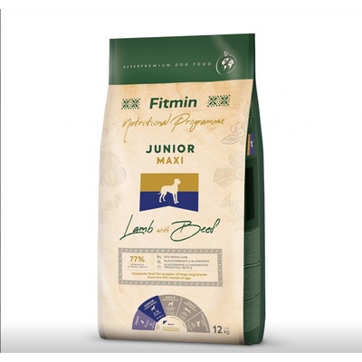 Fitmin Dog Maxi Junior Lamb & Beef 12 kg