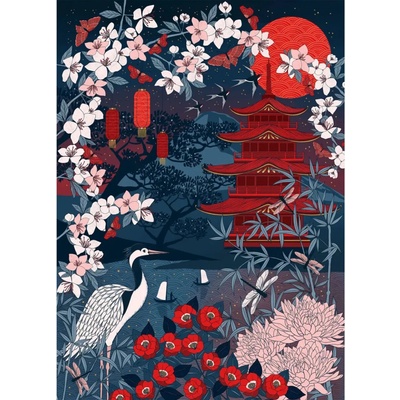 GIBSONS The Art File Sakura 1000 dielov