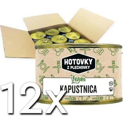 Hotovky z plechovky Kapustnica VEGAN 400ml | 12ks v kartóne