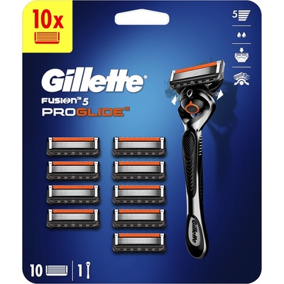 Gillette Fusion5 ProGlide + 10 ks hlavic – Hledejceny.cz