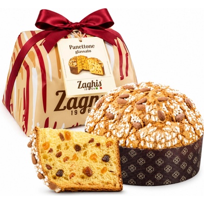 Zaghis Panettone s cukrovou polevou a kandizovaným ovocím 750 g
