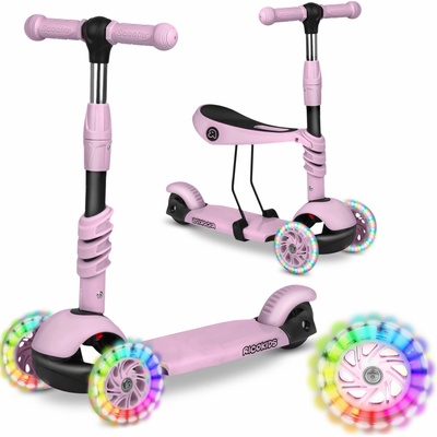 Ricokids trojkolesová Cubi ružová