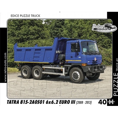 RETRO-AUTA TRUCK č.40 Tatra 815-2A0S01 6x6.2 EURO III (2008 2013) 40 dílků