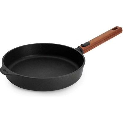 Woll Nepřilnavá pánev Eco Logic QXR s dřevěnou odnímatelnou rukojetí, 24 cm 1524WLCI-Q