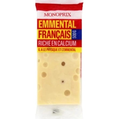 Monoprix Francouzský sýr Emmental 500 g