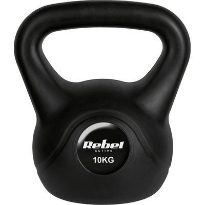 REBEL ACTIVE Bitumenový kettlebell 10 kg