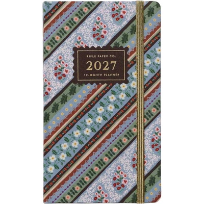 Rifle Paper Co. Kapesní plánovací diář 2027 Paisley, multi barva, papír