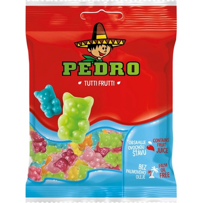 Pedro želé bonbony tutti frutti medvídek 80 g