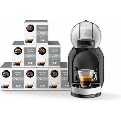 Krups Nescafé Dolce Gusto Mini Me KP123B10 + 96 kapslí Barista & Latté