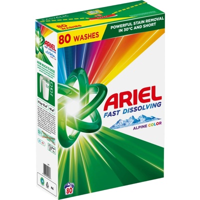 Ariel Alpine Color prášok na pranie 4,4 kg 80 PD
