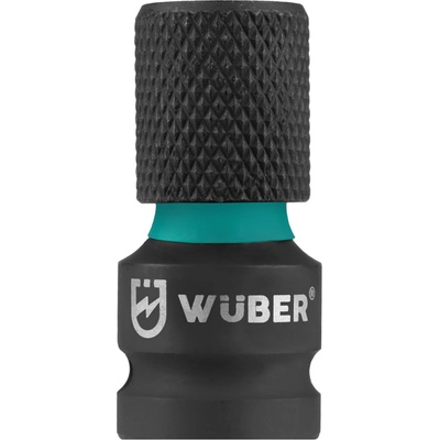 Wuber W00002, Rychloupínací nástavec 1/2" na 1/4" 50 mm | Cr-Mo ocel, šestihran 6,35 mm, čtyřhran 12,7 mm