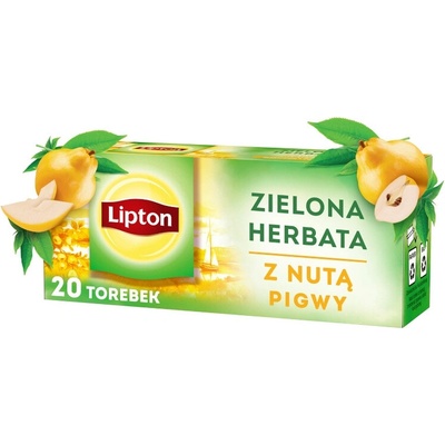 Lipton zelený expresný čaj s nádychom dule 20 x 1,6 g 38 g