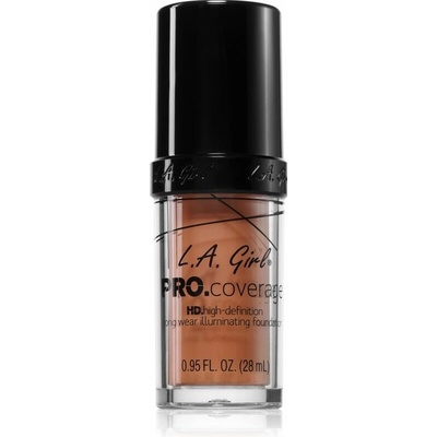 L.A. Girl Cosmetics PRO. Coverage rozjasňujúci tekutý make-up Tan 28 ml