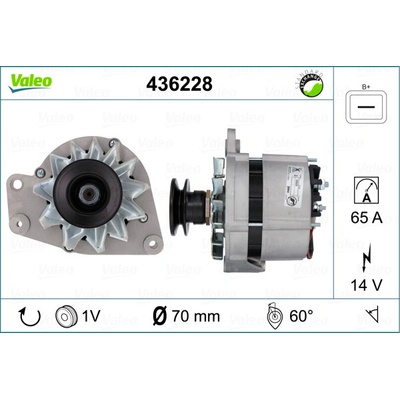 VALEO Alternátor 436228