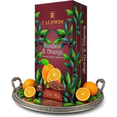 Ealdwin Rooibos & Orange bylinný čaj 20 ks