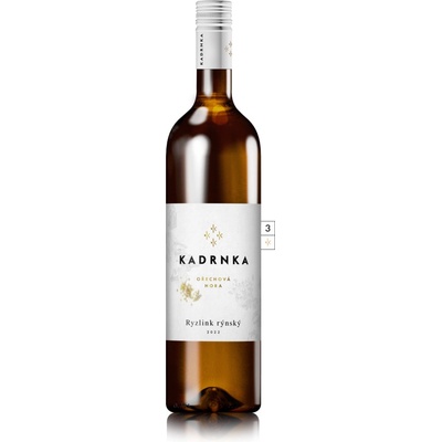 Kadrnka K3 Ryzlink rýnský Sonberk 2024 13,5% 0,75 l (holá láhev)