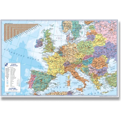Oxybag Podložka na stůl Mapa Evropy 5805 – Hledejceny.cz