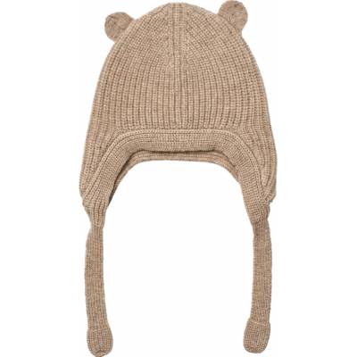 Liewood vlnená čiapka Aviana Baby Bonnet oat melange