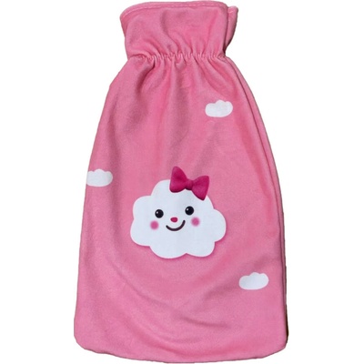 SimplyMed Termofor s fleesovým obalem 2 l Pink