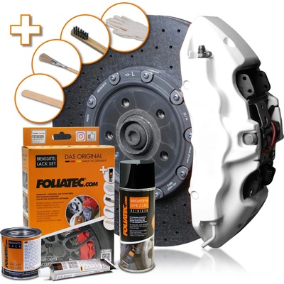 Foliatec Barva na brzdy, sada - Pure White