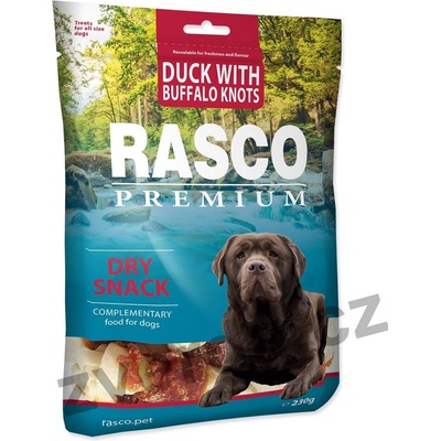 Rasco Premium uzle bůvolí 5 cm s kachním masem 230 g – Hledejceny.cz