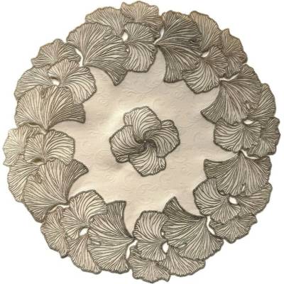 Impol Trade Vinylové prostírání 37cm ginko zlaté