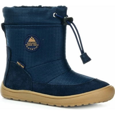 Protetika zimné barefoot topánky s membránou PRO-TEX HEIKO denim
